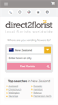 Mobile Screenshot of direct2florist.co.nz