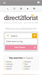 Mobile Screenshot of direct2florist.com.cy